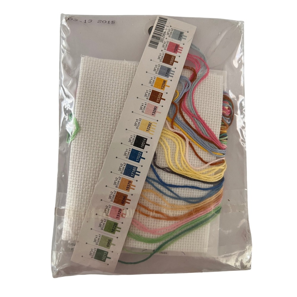 Dimensions Baby Block Birth Record Counted Cross Stitch Kit 73049 Teddy Bear 5x7 - Picture 4 of 6